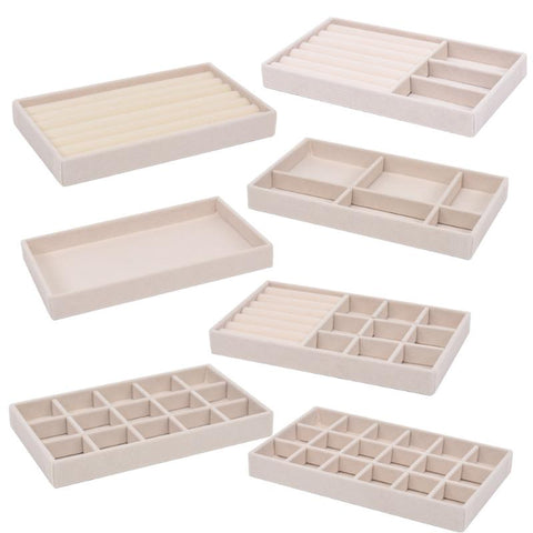 Jewelry Display Boxes Design Rings Earrings Storage Holder -JW01706-Veeddydropshipping