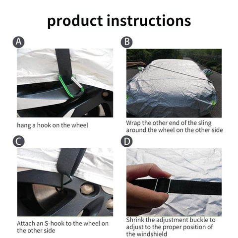 windproof fixed rope fixed belt sunscreen car clothing fixed-AM00847-Veeddydropshipping