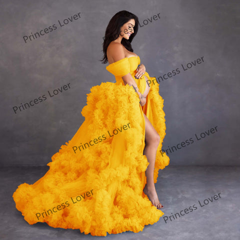 Prom Dresses Pregnant Women Tiered Ruffles-WF01512-Veeddydropshipping