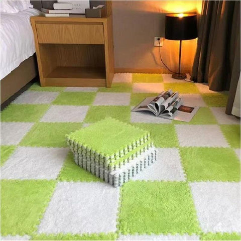 Thickened DIY Floor Mat Splicing Plush Carpet-HA00486-Veeddydropshipping