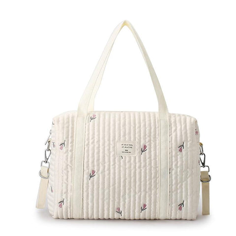 Zipper Embroidery Quilted Baby Diaper Bag Organizer Maternity Bag-TB00198-Veeddydropshipping