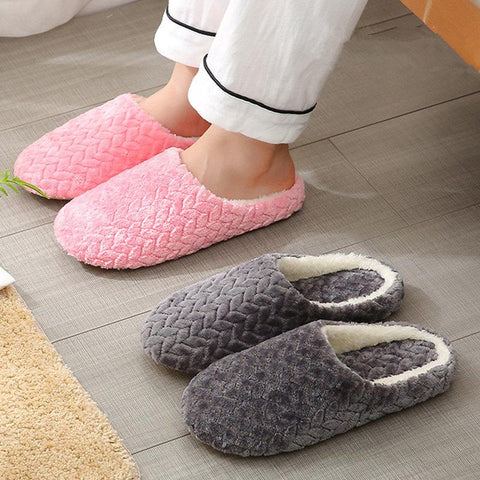 Plush Lovers Home Slippers Anti-slip House Floor Shoes-BS01155-Veeddydropshipping