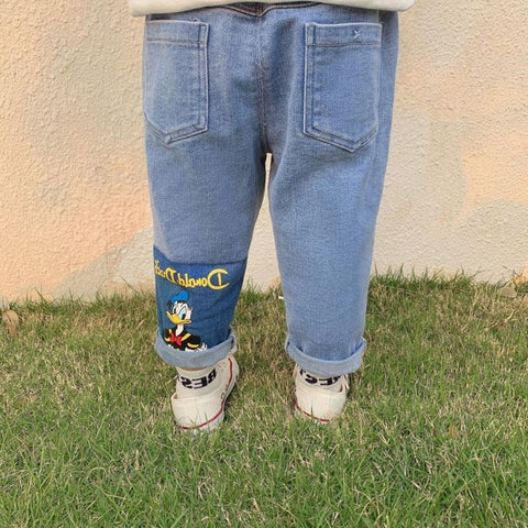 Boys Clothing 2022 New Kids Baby Printed Jeans Boys Pants Ripped-TB01275-Veeddydropshipping