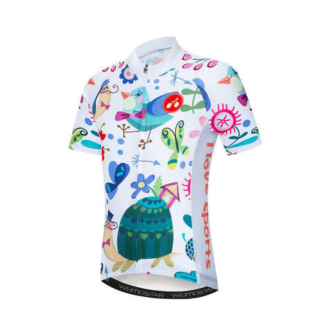Cycling Jersey Kids Boy Girl Bike Mountain MTB Shirt Short sleeve Children Mountain -OS01209-Veeddydropshipping