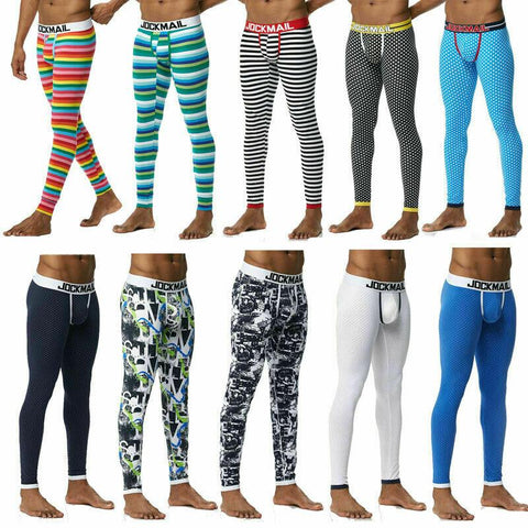 Johns Thicken Sexy Mens Under Pants Bottoms Pajama Low-MF01547-Veeddydropshipping