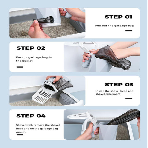 Cat Litter Shovel Pooper Scooper Clean Toilet-HA01409-Veeddydropshipping