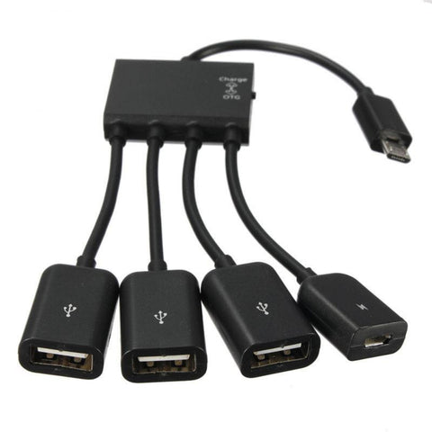 3 In 1 Micro OTG USB Port Game Mouse Keyboard Adapter Cable Tablet Black -CE00193-Veeddydropshipping
