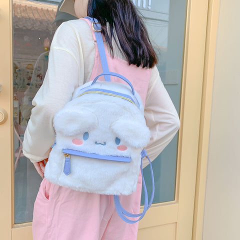 Kawaii Sanrioed My Melody Cinnamoroll Cartoon Plush Bag Anime-TB00071-Veeddydropshipping