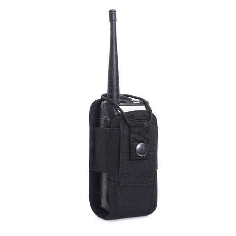 Storage Bag Black Molle Radio Pouch Portable Hunting-OS01353-Veeddydropshipping