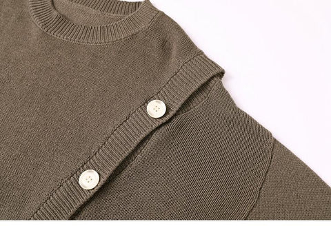 Women Sweaters Pullover Single-breasted Design Knitwears -WF00086-Veeddydropshipping