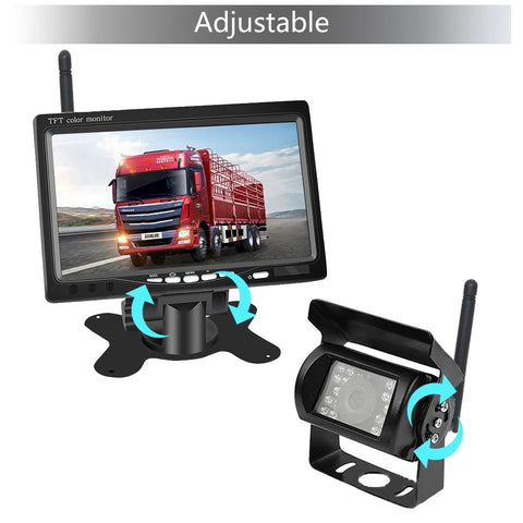 7Inch Monitor Wireless Rear View Backup Camera Night Vision System for Car RV-AM00688-Veeddydropshipping