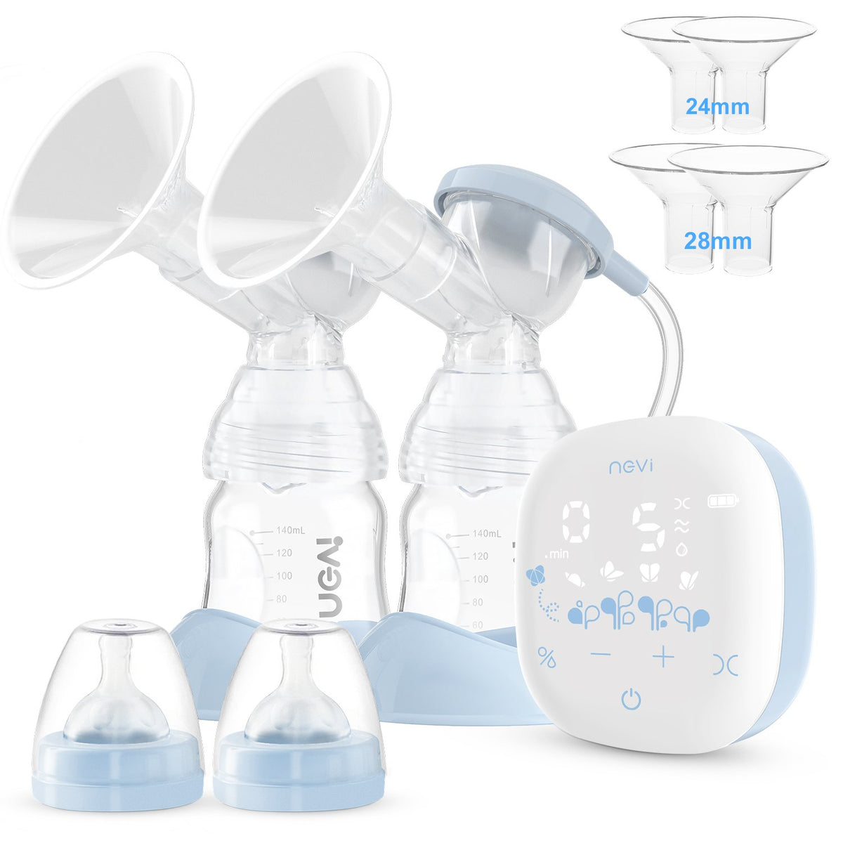NCVI Electric Double Breast Pumps,Nursing Hospital Grade Breastfeeding-TB00627-Veeddydropshipping