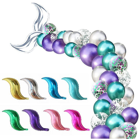 Balloon Mermaid Fish Tail Shape Balloon-HA00627-Veeddydropshipping