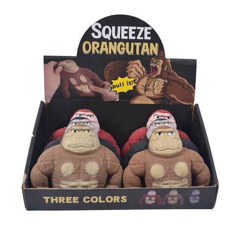 Children Novelty Funny Squeezing Toys Adults Orangutan Stress-TB01509-Veeddydropshipping