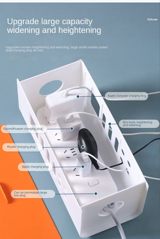 Multifunction Wire Storage Box Storage Cases-HA00831-Veeddydropshipping