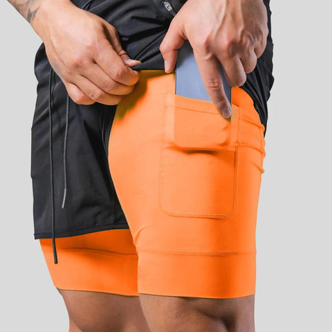 2023 New Street Fashion Shorts  In1 Double Layer Quick Dry Sports -OS00956-Veeddydropshipping