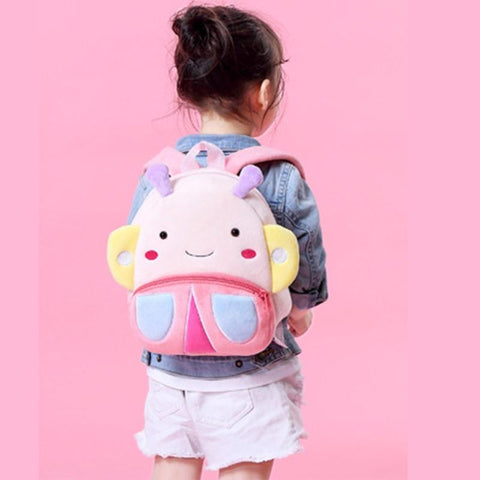 Kids Cute Butterfly Plush Backpack Kindergarten Boys Girls-TB00007-Veeddydropshipping