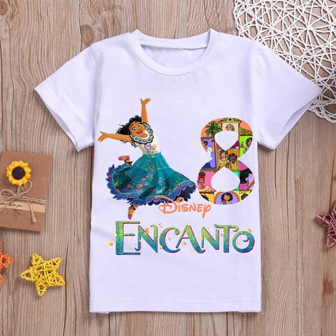 Encanto Mirabel Kids T-Shirts Disney Birthday Number 1-10 T Shirts-TB00942-Veeddydropshipping