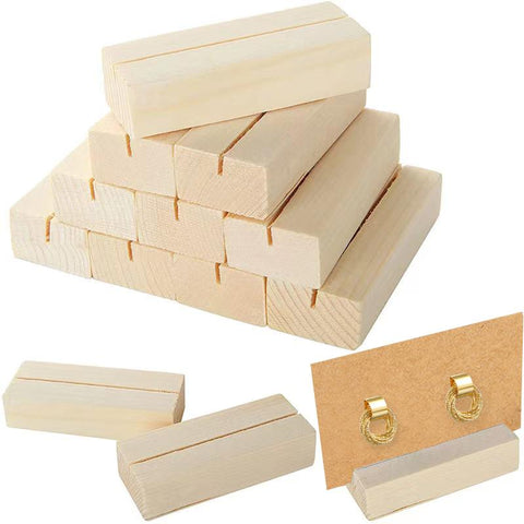 Jewelry Display Wooden Base Stands Holders Earring Cards-JW01677-Veeddydropshipping
