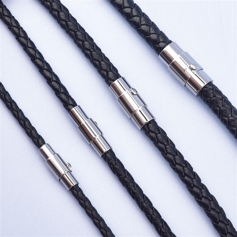 Braid  DIY Pendant Jewelry Leather Necklace Choker Jewelry  -JW00240-Veeddydropshipping