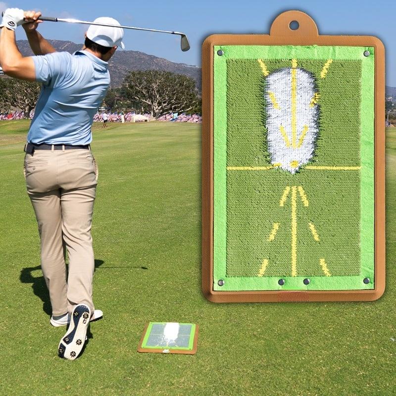 Ball Trace Directional Mat Swing Path Pads Swing Practice-OS01423-Veeddydropshipping