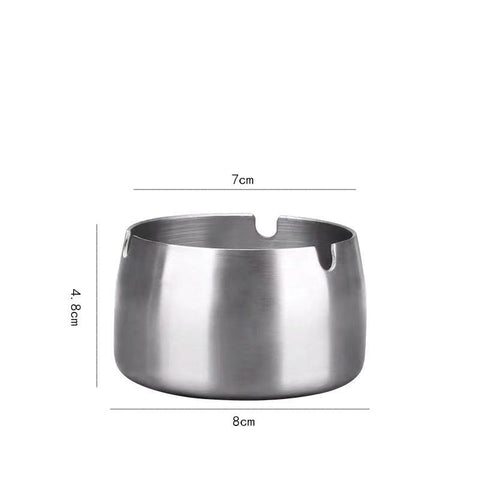 Windproof Ashtray abletop Smoke Stainless-HA01006-Veeddydropshipping