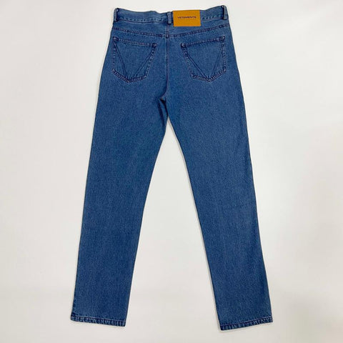 Logo Jeans Loose Blue Straight Men-MF00494-Veeddydropshipping