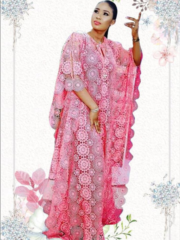 Women African Evening Maxi Dress-WF01657-Veeddydropshipping
