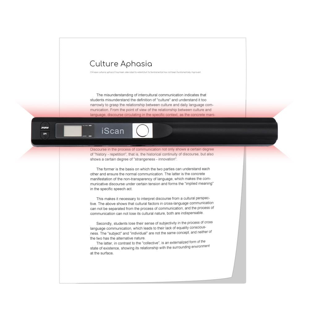 Portable handheld wireless mobile document scanner 900DPI Type-c LCD display-Veeddydropshipping