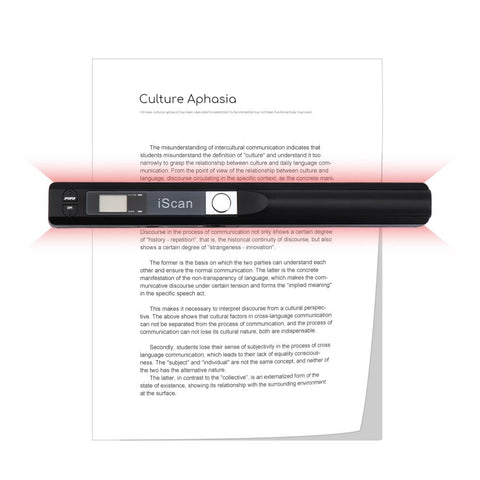 Portable handheld wireless mobile document scanner 900DPI Type-c LCD display-Veeddydropshipping