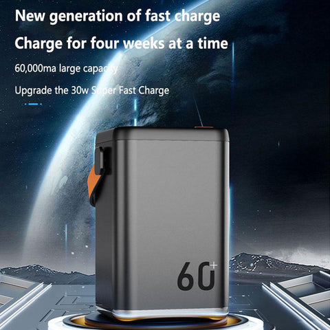 Xiaomi 60000mah Large-capacity Power Bank 35w Energy Storage Power Supply Outdoor Mobile Power-PA00466-Veeddydropshipping