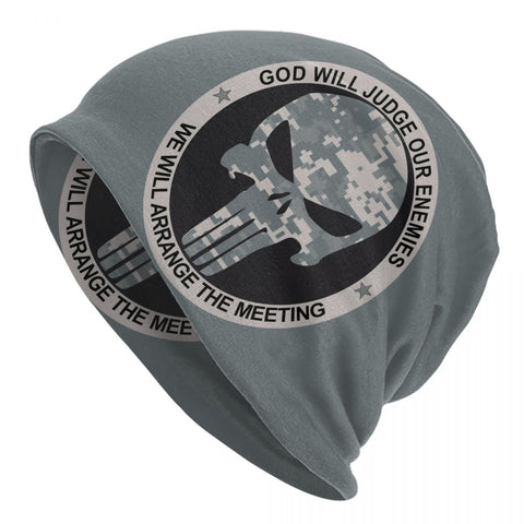 Punishers Bonnet Hat Knitted Hat Men Women-MF00908-Veeddydropshipping