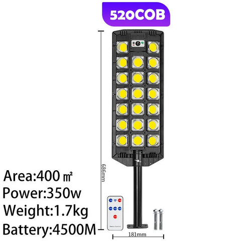 400W Solar Street Light Outdoor 520LED 20000 Lumens Super-TI00819-Veeddydropshipping