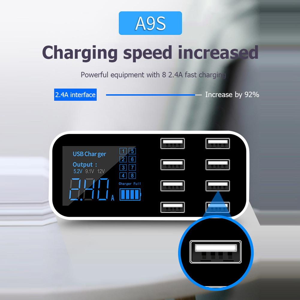 8 Ports USB Car Chargers 48W Fast Charging Station-PA01127-Veeddydropshipping
