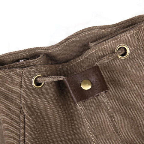 Cotton Women Travel Bag Fashion Drawstring Laptop School Bags-BS00061-Veeddydropshipping