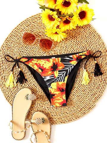 Bikini Bottoms 2023 New Women Swimsuit High Waist Thong Swimwear Trunks-OS00012-Veeddydropshipping