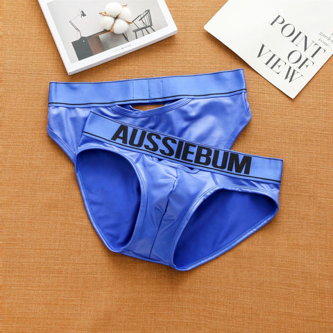 men&#39;s imitation leather boxers youth bright color small-MF01690-Veeddydropshipping