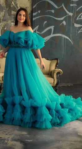 Gorgeous Matching Tulle Fluffy Dresses-WF01621-Veeddydropshipping
