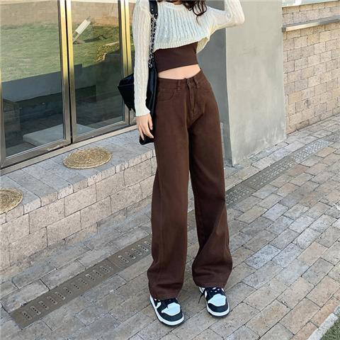 Women High Waist Loose Wide Leg Pants-WF00362-Veeddydropshipping