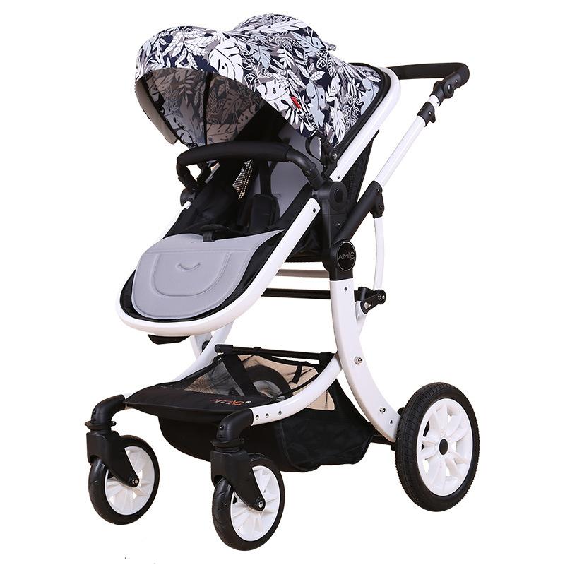 New Baby stroller 2 in 1,Green baby carriage folded stroller high lands-TB00377-Veeddydropshipping