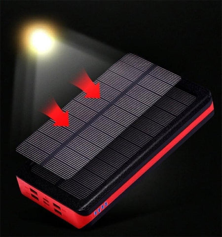 80000mAh Wireless Power Bank Solar External Battery Fast Charger Large Capacity 4 USB-PA00462-Veeddydropshipping