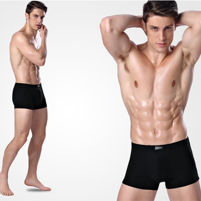 Boxers Bamboo Fiber Homme Boxer Panties Breathable Cozy Male Underpants Soft Man-MF01714-Veeddydropshipping