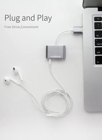 External Sound Card Converter Splitter Adapter Converter Headphone-CO00167-Veeddydropshipping