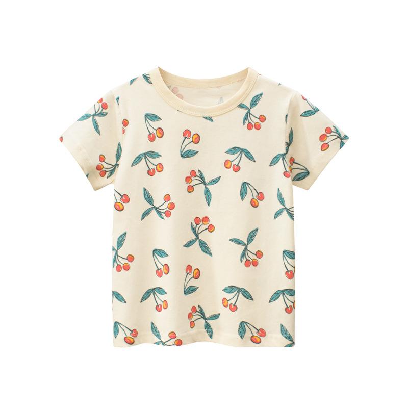 Kid Girls T Shirt Toddler Summer Clothes Infant Short-Veeddydropshipping