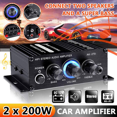 Amplifier Stereo Home BASS Audio Amp-Veeddydropshipping