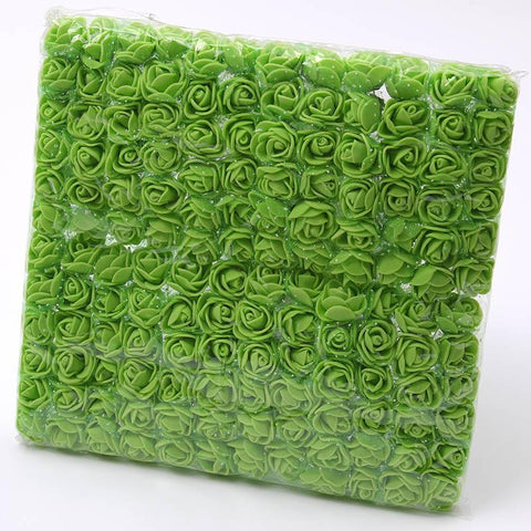 Mini Lace Rose Foam Flower Heads Bouquet-HA00641-Veeddydropshipping