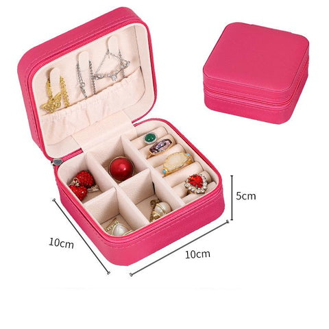 Mini Jewelry Box PU Leather Organizer-HA00781-Veeddydropshipping