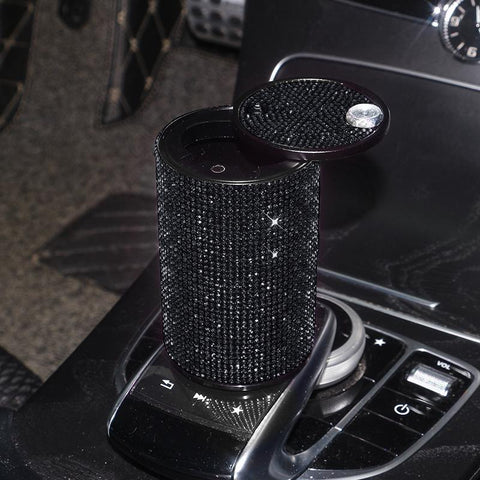Universal Car Ashtray Crystal Diamond Ash Tray Auto Interior Decor-AM00049-Veeddydropshipping
