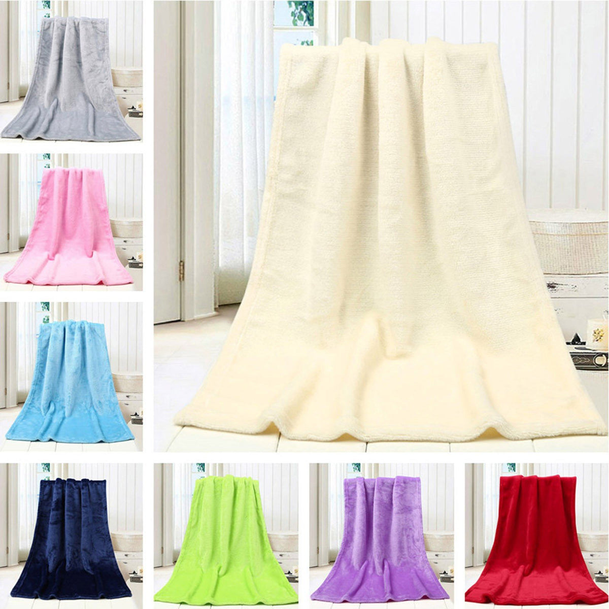 Soft Throw Blankets Decorative Sofa-bed-HA00441-Veeddydropshipping
