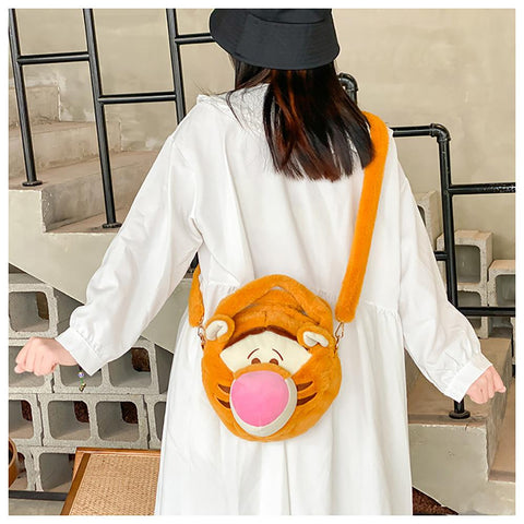 Cartoon Pooh Bear Plush Bag Doll Shoulder Bags-TB00081-Veeddydropshipping